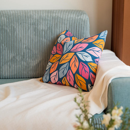 Autumn Wind Cushion Cover. Colourful Cushion Cover made from 100% Organic Cotton