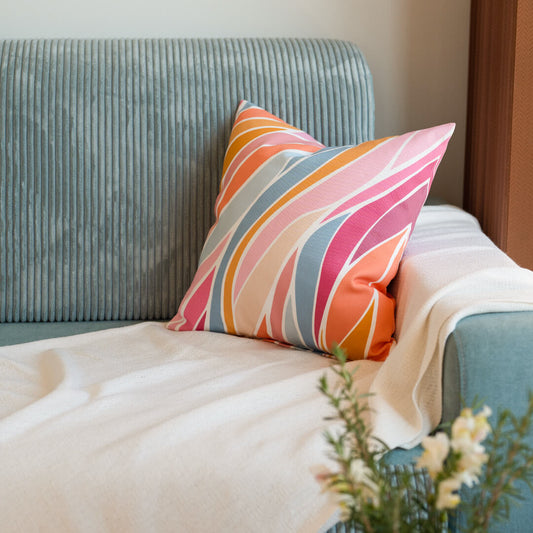 Cotton Candy Cushion Cover by Alisa Textile. Colourful Cushion Cover made from 100% Organic Cotton.