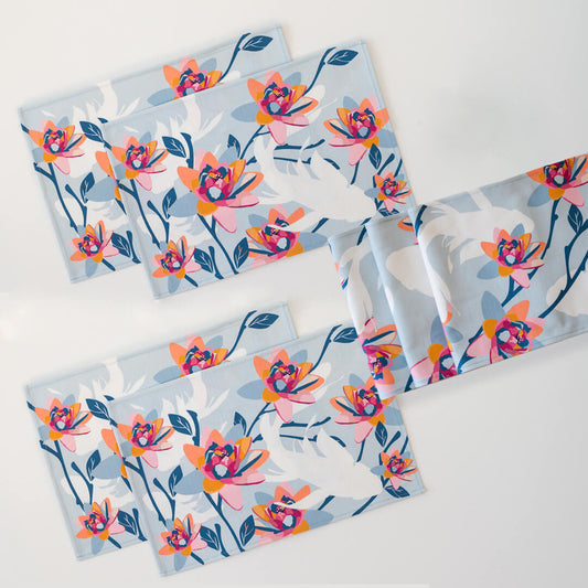 Koi Fantasy Table Linen Set by Alisa Textile.