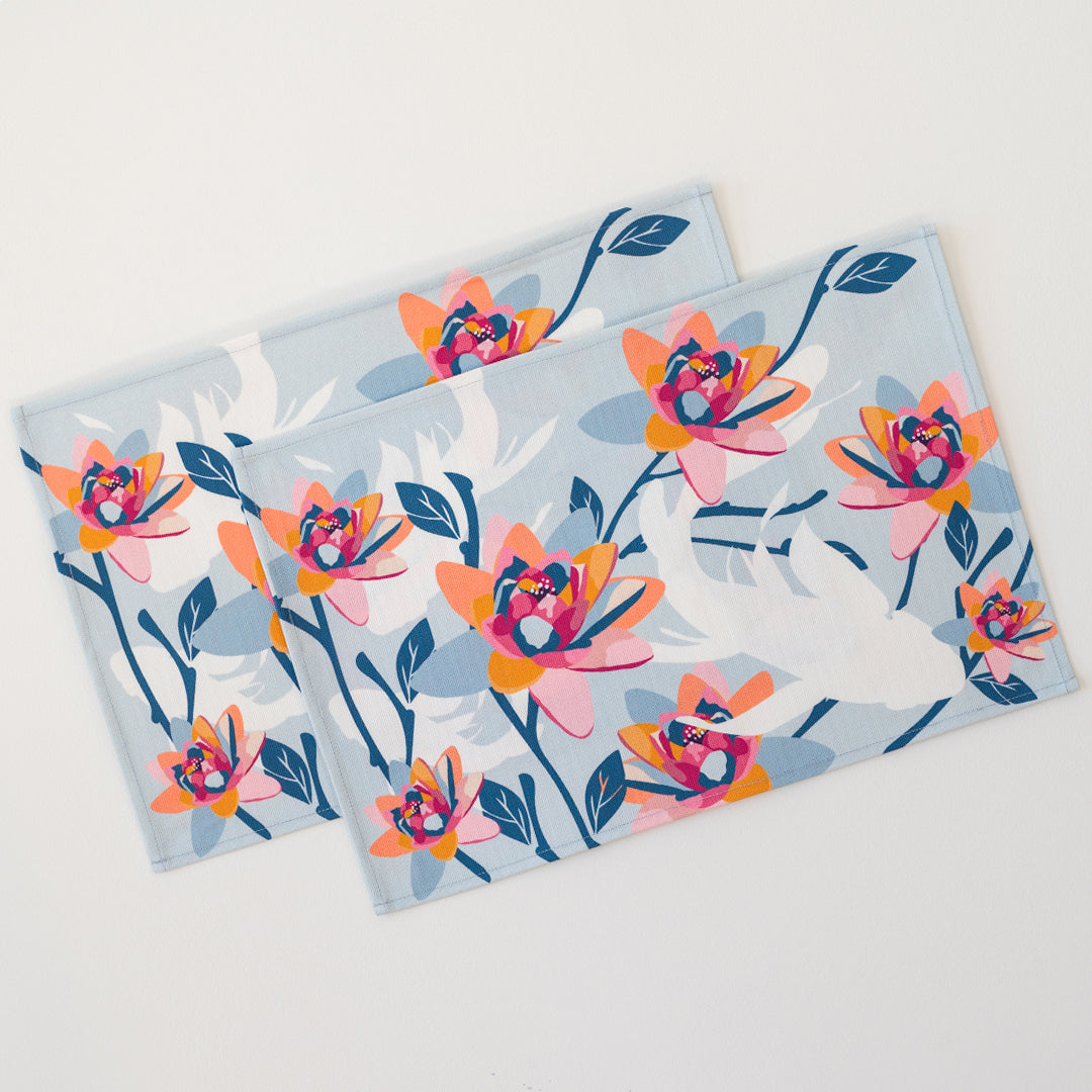Koi Fantasy Placemats Set of 2 by Alisa Textile.