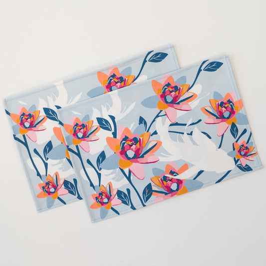Koi Fantasy Placemats Set of 2 by Alisa Textile.
