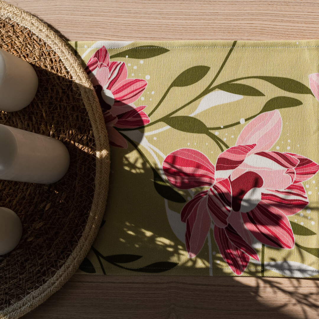 Morning Blush Table Runner by Alisa Textile