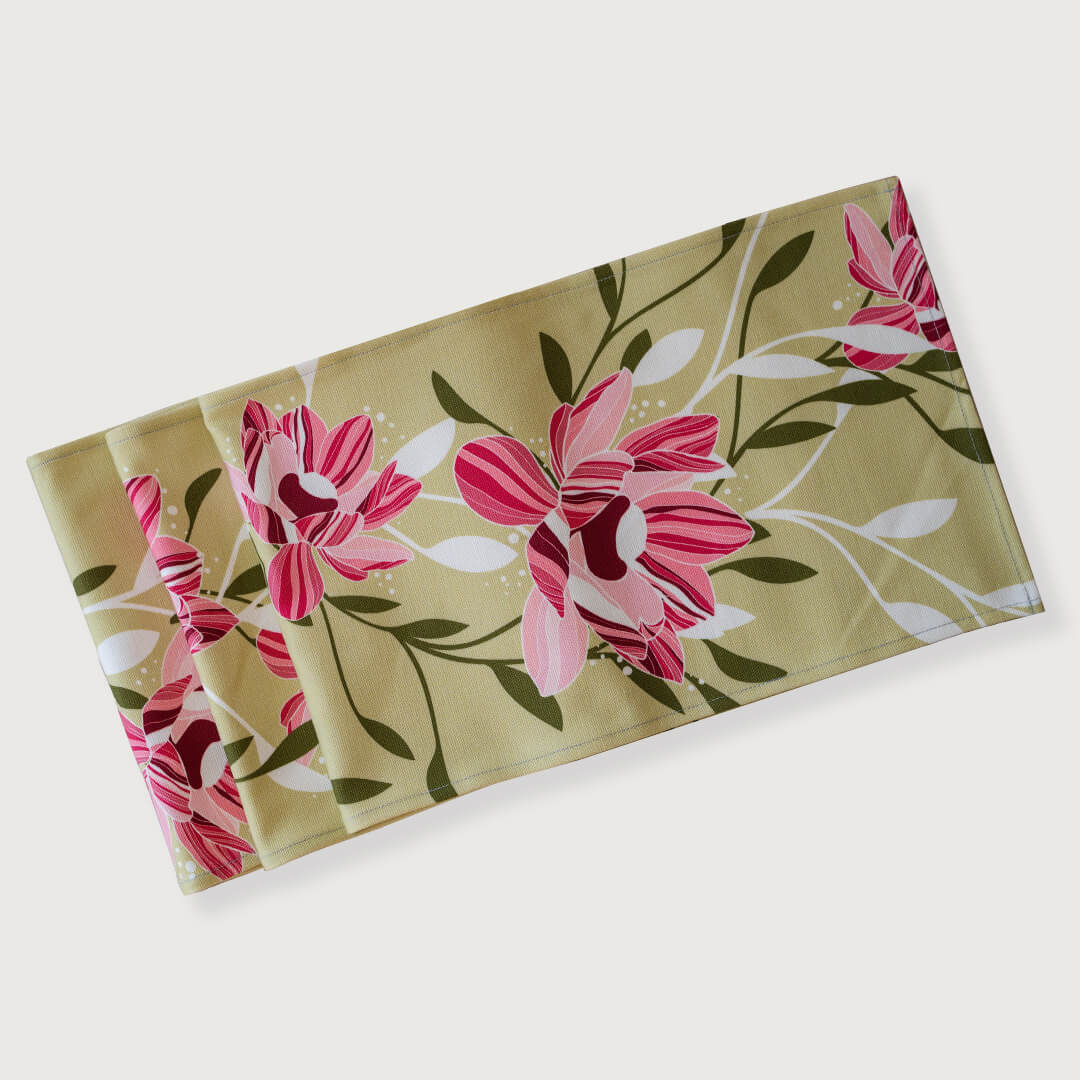 Morning Blush Table Runner by Alisa Textile